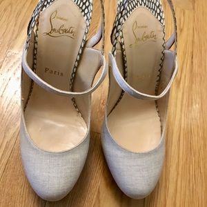 Christian Louboutin Fine Brettele Sling Back 140